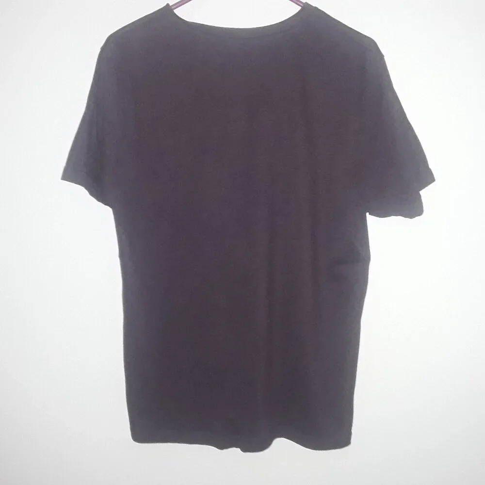 Mens Cactus Man-Ricky Singh Sueded Large V-Neck Purple T-Shirt - Picture 3 of 5